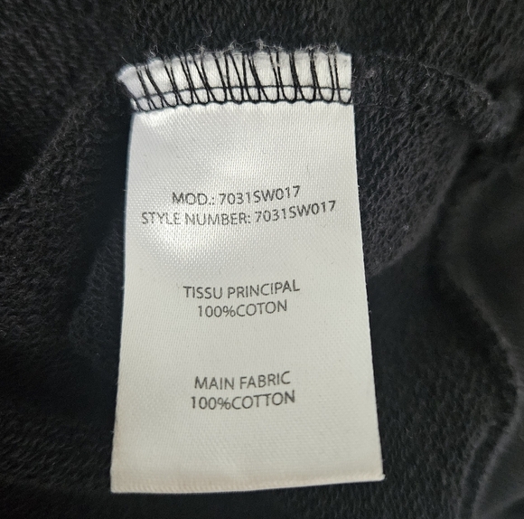 Carven Black Electri Heart Sweatshirt Size XS - Picture 5 of 7